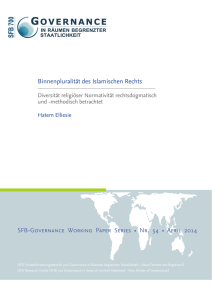 Binnenpluralität des Islamischen Rechts