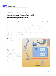 Java Server Pages-Technik senkt Projektkosten - INTRA-SYS