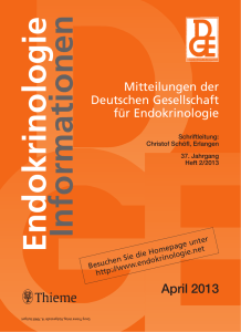 2/2013 - Deutsche Gesellschaft für Endokrinologie