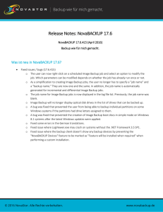 Release Notes: NovaBACKUP 17.6