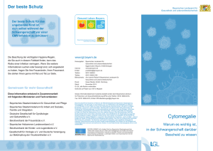 Cytomegalie - Bayerisches Zentrum für Prävention und
