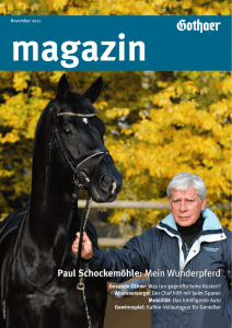 Gothaer Magazin November 2011 herunterladen