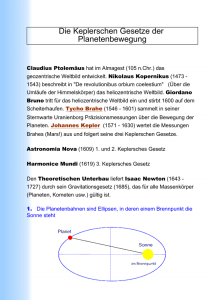 Grundprinzipien der Himmelsmechanik - fornoff.homepage.t