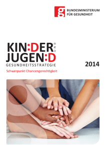 Kinder- und Jugendgesundheitsstrategie 2014
