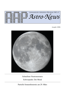 AAP Astro-News 1/2006 - Sternwarte Bieselsberg