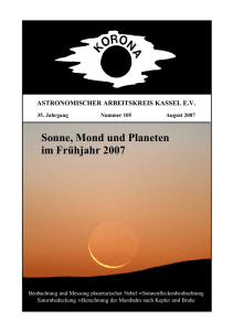 3/2007 - Astronomischer Arbeitskreis Kassel