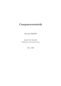 Computerstatistik - Institut für Statistik