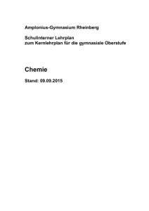 Chemie Sekundarstufe II - Amplonius