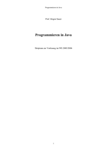 Programmieren in Java - oth