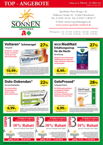 10%* Rabatt - Sonnen Apotheke Waldniel