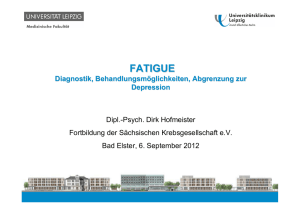 fatigue - Sächsische Krebsgesellschaft