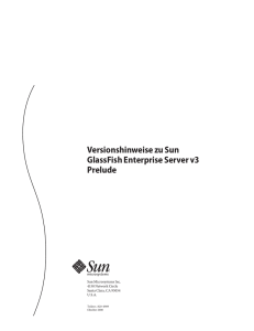 Versionshinweise zu Sun GlassFish Enterprise Server v3 Prelude