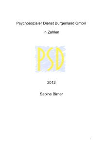 Leistungsbericht - Psychosozialer Dienst Burgenland