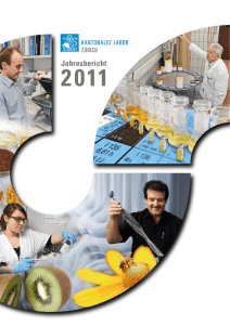 Jahresbericht - Kantonales Labor Zürich