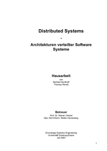 Distributed Systems