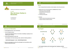 Über die Grenze: Rechner in Netzwerken