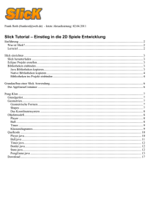 Slick Tutorial – Einstieg in die Spieleentwicklung