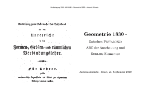Geometrie 1830 -