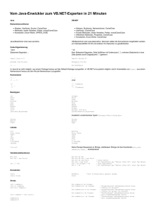 (VB.NET f\374r Java