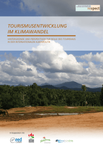 tourismusentwicklung im klimawandel