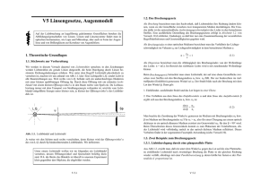 V5 Linsengesetze, Augenmodell