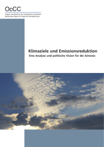 Klimaziele und Emissionsreduktion