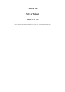 Oliver Gries - Java Concepts