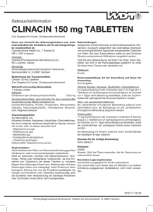 CLINACIN 150 mg TABLETTEN