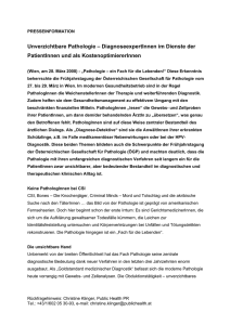 Was macht Pathologie eigentlich? - Österreichische Gesellschaft für