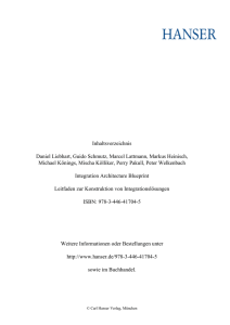 Inhaltsverzeichnis Daniel Liebhart, Guido Schmutz, Marcel