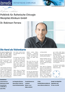Poliklinik für Ästhetische Chirurgie Westpfalz