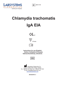 Chlamydia trachomatis IgA EIA