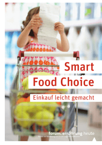 Smart Food Choice - forum. ernährung heute