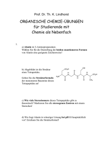 ORGANISCHE CHEMIE-ÜBUNGEN für Studierende mit Chemie als
