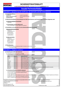 Sicherheitsdatenblatt