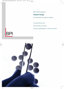 Orphan Drugs