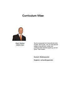 Curriculum Vitae