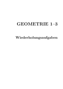 geometrie 1–3