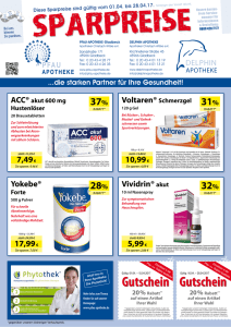 Gutschein Gutschein - Pfau Apotheke Gladbeck