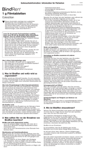 1 g Filmtabletten - Mitsubishi Tanabe Pharma Europe Ltd