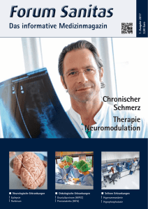 Chronischer Schmerz Therapie Neuromodulation - Lungenemphysem