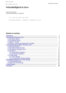 Nebenläufigkeit in Java