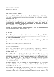 Prof. Dr. Heiner F. Klemme Publikationen (Auswahl)