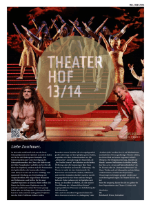 Theaterzeitung Mai 2014