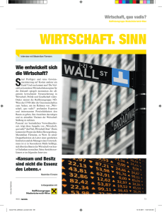 Wirtschaft. siNN - Raiffeisenlandesbank Niederösterreich-Wien