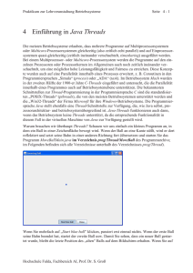 4 Einführung in Java Threads