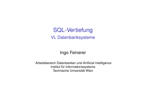 SQL-Vertiefung