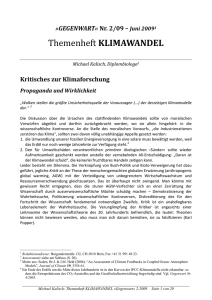 Themenheft KLIMAWANDEL - LV-TWK