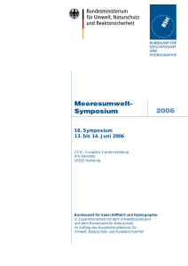 Meeresumwelt-Symposium 2006