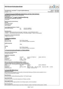 EG-Sicherheitsdatenblatt